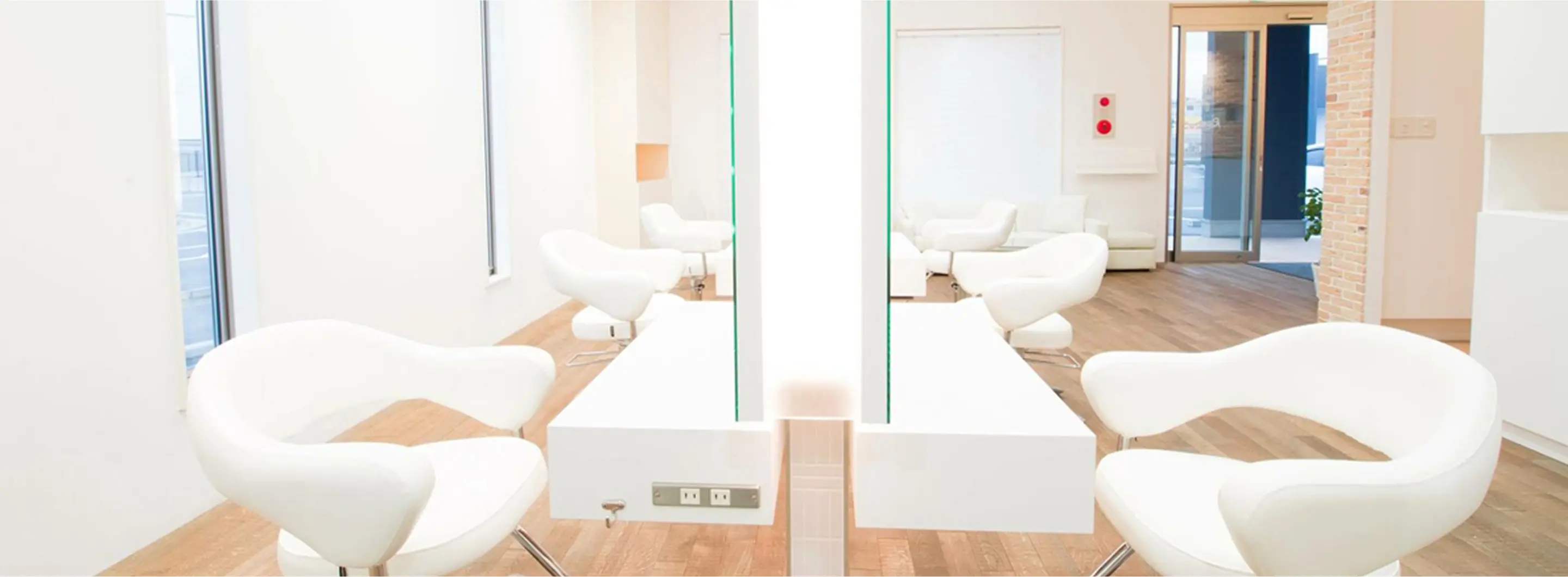 美容室の店内の様子