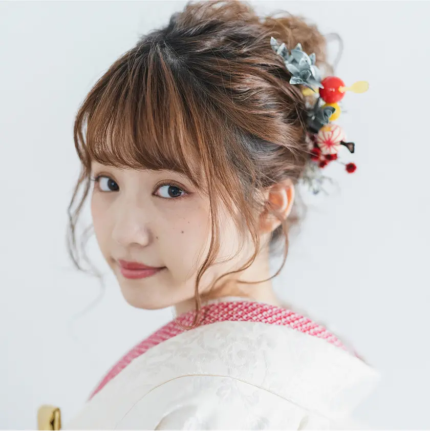 和装スタイルの女性