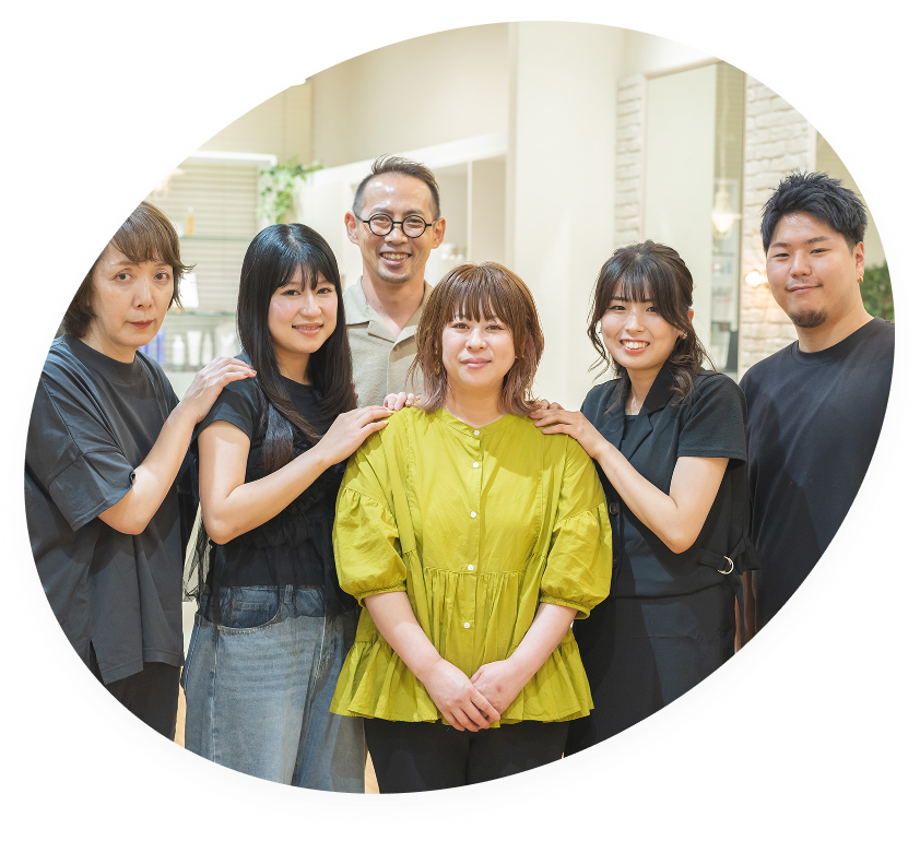 HAIR Rineのスタッフたち